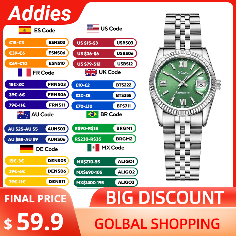 Addies Kadınlar için Yüksek Ka - Luxury Watch & Jewellery incelemesi ve fiyatı