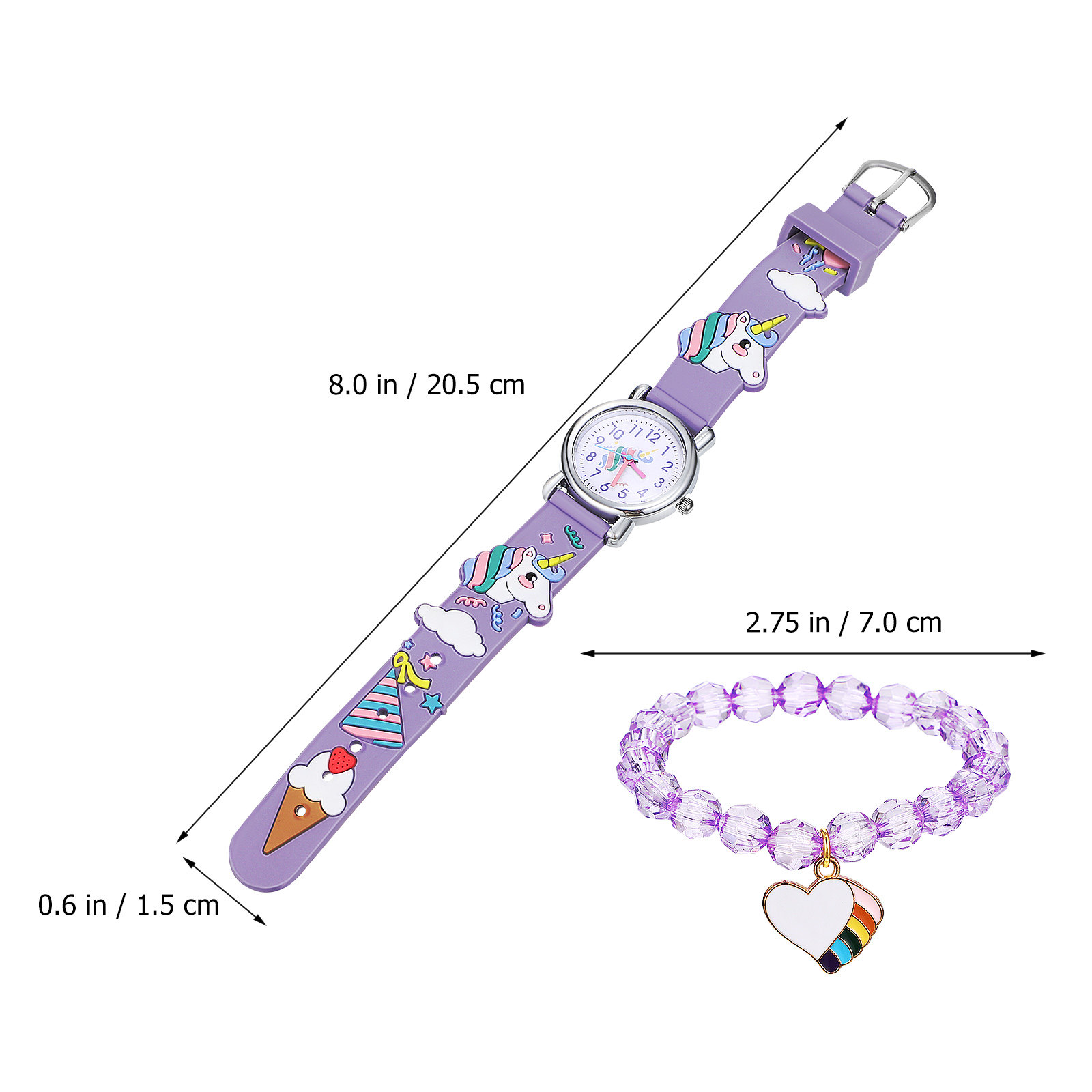 1 Set Unicorn Saat ve Charm Bi - Luxury Watch Time incelemesi ve fiyatı